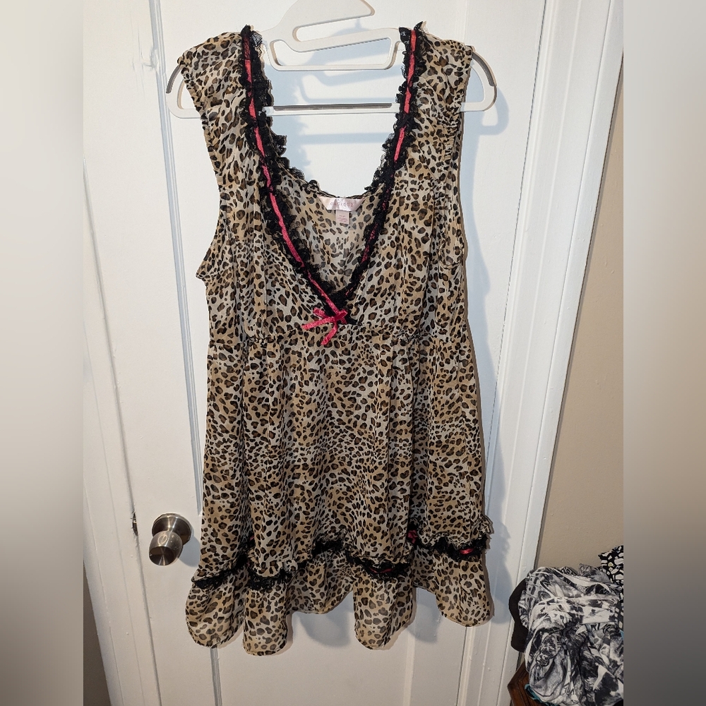 Cacique Wireless Animal Print Lingerie